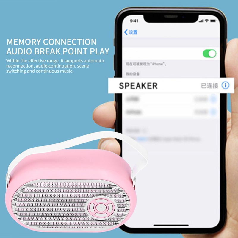 Sada Q6 Mini Portable Bluetooth Desktop Wireless Audio Speaker Multimedia