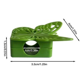 YOKIND 20pcs Plant Wall Fixture Clips for Climbing Plants, with 20 Pieces Adhesive Stickers Fixing for Indoor Outdoor Garden Decorations (Butterfly)