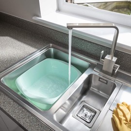 Addis 518098 Washing Up Bowl, Blue Haze, 9.5 ltr