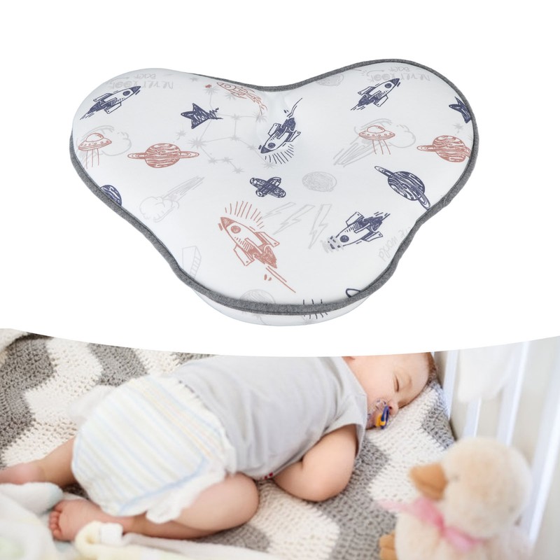 Baby Pillow for Sleeping Cloud Shaped Cute Pattern Soft Cotton