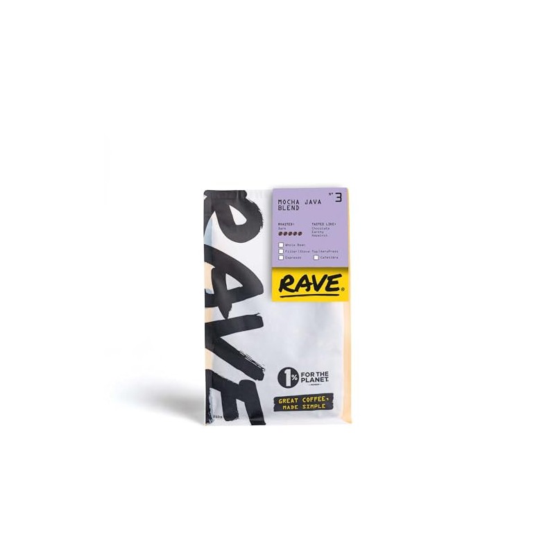 Rave Coffee - Mocha Java Blend Nº 3, Filter Grind