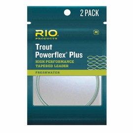 RIO Products Leaders Powerflex Plus 12' 5X Leader 2 Pack, Clear