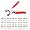 Eyelet Punches with 50 Sets of Accessories, Repair and Reinforcement,