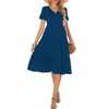 Berydress Summer Dresses for Women 2025 Short Sleeve V-Neck Casual