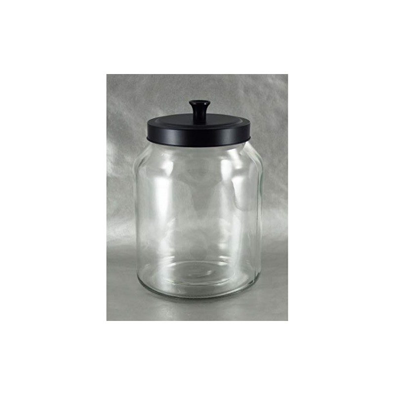 Grant Howard 59106 Storage Jar Black Matte Metal Top, 102