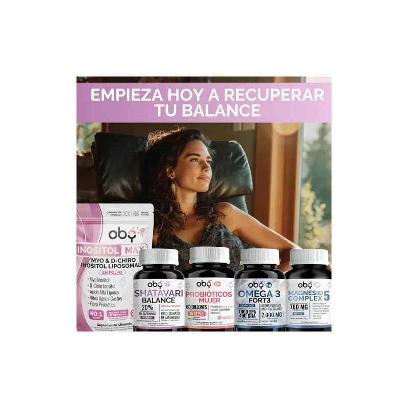 Shatavari 1400 Saponinas Magnesio Bis Glicinato Suplemento Alimenticio Mujer Balance