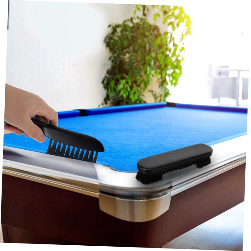 iplusmile Ergonomic Wooden Handle Pool Table Brush Nylon Bristle Cleaning