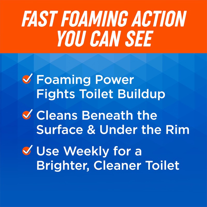 Ty-D-Bol Ultra Foam Toilet Bowl Cleaner - Provides Up to