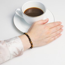 Genuine Gemstone Bracelet with Round 6 mm Beads – Various Lengths – Healing Stone Protective Stone Bracelet Lucky Charm Talisman Gift, Gemstone, Gemstone