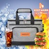 KAEFUYS 15L Insulated Cooler Bag Portable Lunch Bag Leakproof Soft