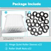 80mm Garage Door Hinge Quiet Roller Sleeves Set Hardware Tools