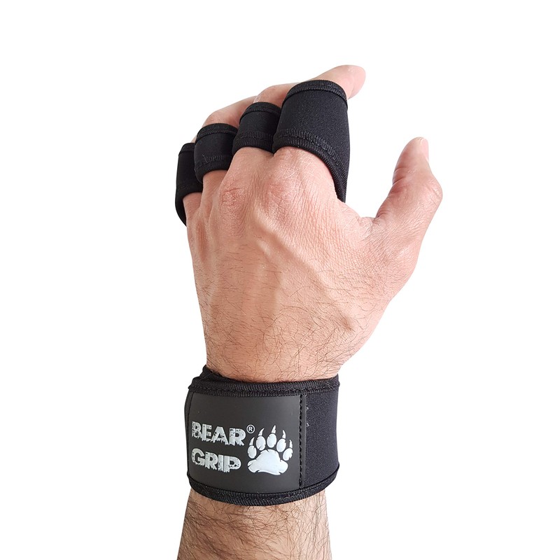 BEAR GRIP - Open Workout Gloves for Crossfit, Bodybuilding, callisthenics,
