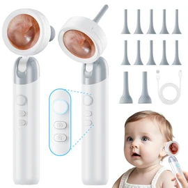 Aspoven Otoscope Ear Camera with Light, 1.4” Screen 1080P HD Ear Scope