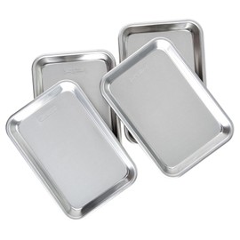 Nordic Ware Naturals Aluminum Half Sheet Pans, 4-pack