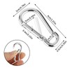 20 PCS Carabiner Clips Snap Hooks, Aluminum Carabiner Keychain, Small