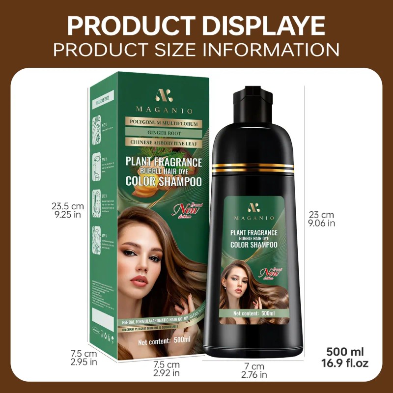 Tinte Shampoo Con Instantáneo Castaño Cubre Canas