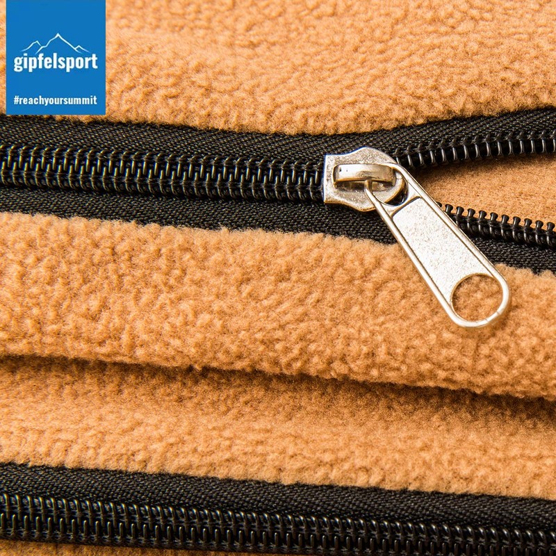 Microfibre Fleece Blanket with Sleeping Bag Function, Size 185 x