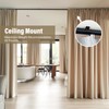 Hoeflife Ceiling Curtain Track, Curtain Track Ceiling Mount, Room Divider