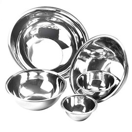 Stainless Steel Mixing Bowls (Set of 5) for Baking, Cooking, and Prepping, Includes 0.75, 1.5, 3, 5, 8 Quart, Stackable for Convenient Storage 2532-2533-1174-75-76set