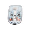 Wireless 2.4G Bluetooth Transparent Mouse 2400 DPI Rechargeable 400mAh RGB