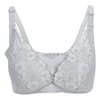 Women's Breastfeeding Bra Soft Lace Front Closure Thin Comfy Seamless