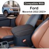 Unbranded For Ford Maverick 2022-2025 Car Black Center Console Armrest
