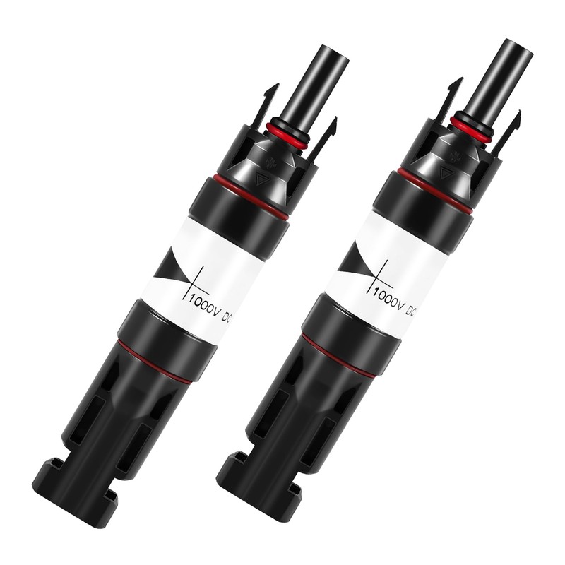 Nudiuhis Solar Plug with Diode Waterproof PV Plug DC1000V 20A