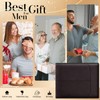 furid Top Grain Leather Wallet Men: RFID Minimalist Bifold Credit