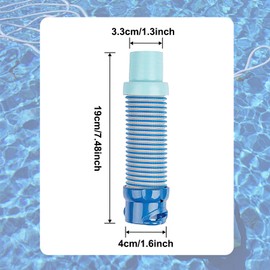 Zodiac MX6 MX8 Pool Cleaner Hose Adapter - Twist Lock Suction Adapter with Leaf Catcher
