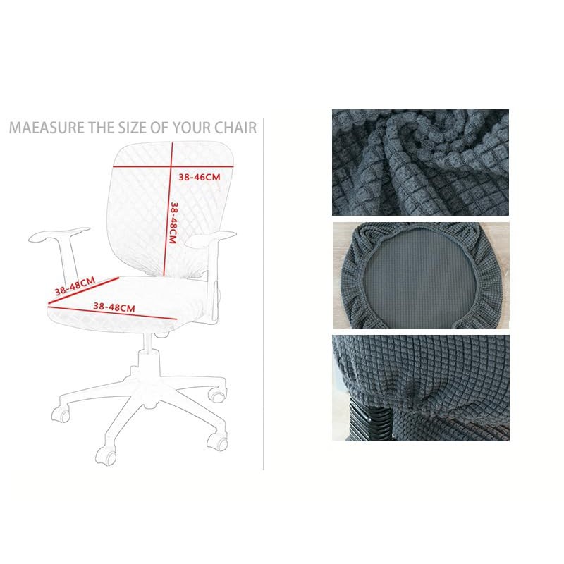 zalati Back Chair Cover and Backrest Non Slip Soft Stretch