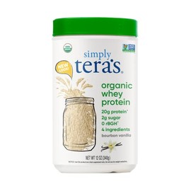 Simply tera's Organic Whey Protein Powder Bourbon Vanilla Flavor