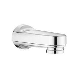Metal Pull Down Bathtub Spout with Diverter, 5-1/4" Length, Repair Part Tub Spout, Rebuilt with RP33794& RP12307, Chrome