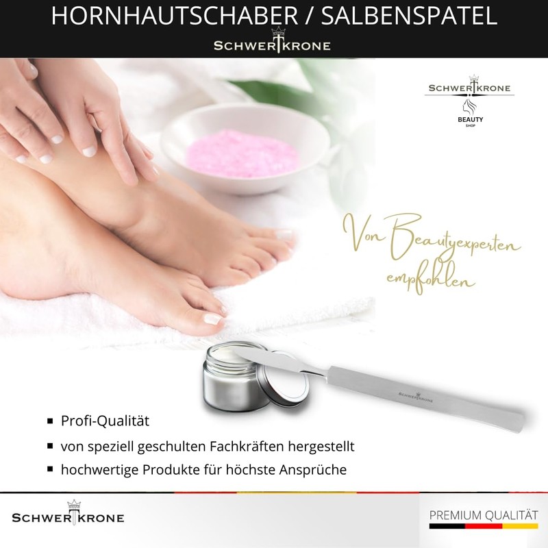 Schwertkrone Dull Scalpel - Professional Callus Scraper, Gel Spatula, Cream