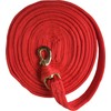 JumpTec Unisex's 520108003 Padded Lunging Rein, Red, 8 m