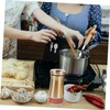 STOBAZA 2Pcs Seasoning Visible Bottles Kitchen Spice Jars Easy to