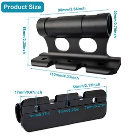 Ragyzity Bike Fork Mount, 2PCS Bicycle Fork Mount Truck Block, Quick Release MTB Thru Axle Carriers Aluminum Alloy Bicycle Fork Bracket Frame, 8 Removable Fittings 100×5/100×12/100×15/110×15mm