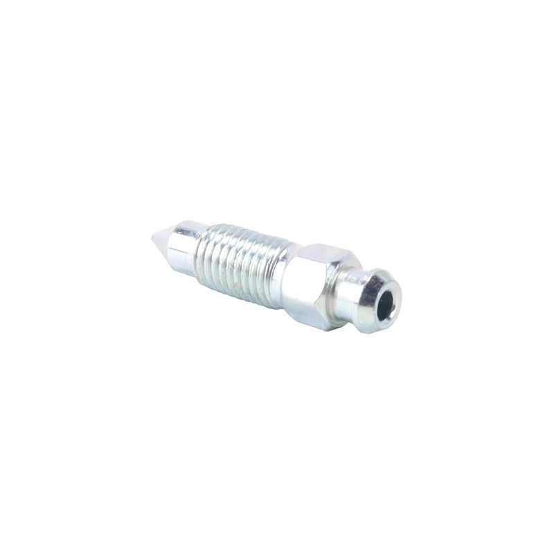 Hoite 4Pcs M8x1mm Bolt Bleed Screw with Dust Cap Galvanized