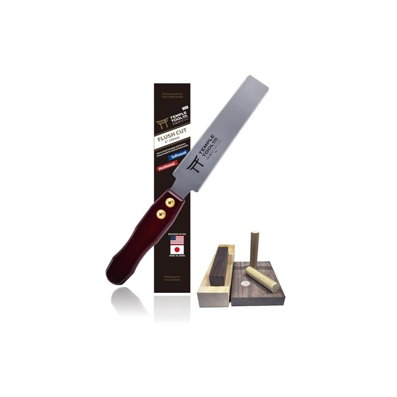 Temple Tool Co. Japanese Flush Cut Saw - 6 Inch