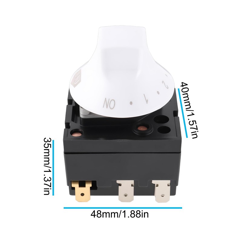 YINETTECH Simmerstat Mechanical Time Thermostat 250V/16A Compatible with SUNVIC TYJ6303