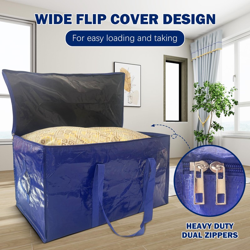 12 Pack Extra Heavy Duty Large Moving Bags with Strong