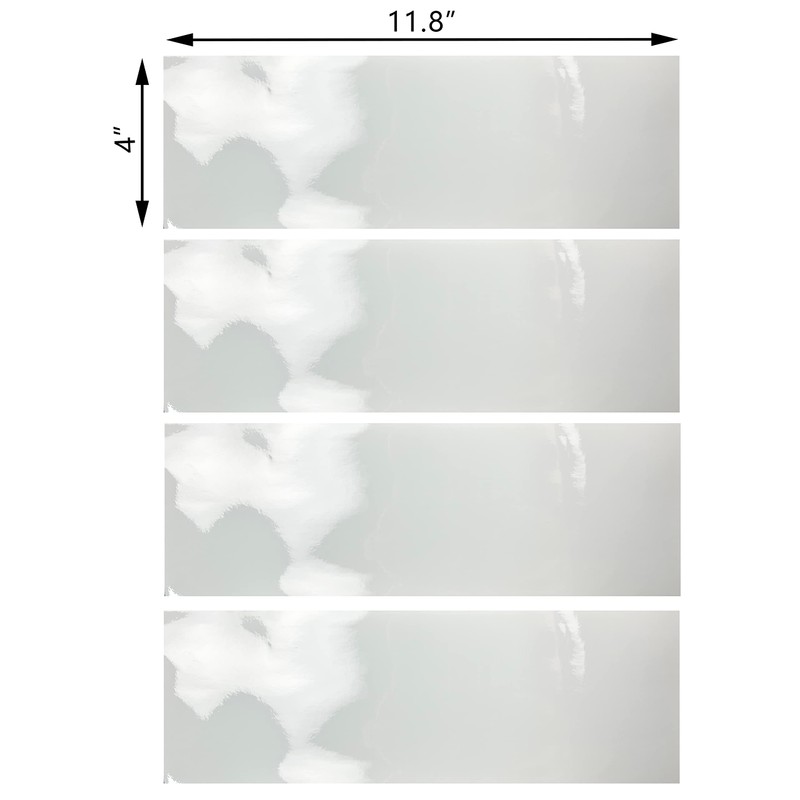 LZLRUN Gloss White Bowtie Logo Wrap Kit Cut-Your-Own Emblem Overlay