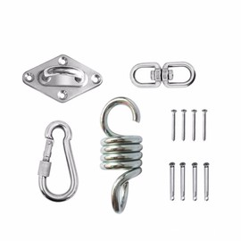LABABE 700 LB Hammock Hanging Kit Heavy Duty Ceiling Carabiner Hooks with Steel Wall Anchors for Swing, Chair, Yoga Exercise