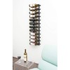 Easy Install Floating Wine Rack | Vertical Wall Mount Wine
