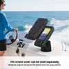VOMENC Fish Finder Waterproof Cover, Marine Navigation Protection with Sunvisor,