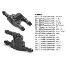 Reemplazo de la Válvula de Retención del Parabrisas del Limpiaparabrisas para Avalon Camry, Reemplazo Directo del OEM del Material ABS