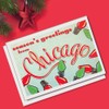 Wright Home & Gift Chicago Colored Lights Hometown Holiday Greeting