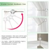 Curtain Holdbacks 4 Pack Curtain Tieback Hooks Crystal Curtain Holdbacks