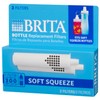 Brita Soft Squeeze Water Filter Bottle Replacement Filters, 2 Count