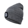 USB Rechargeable LED Beanie Hat for Men & Women –