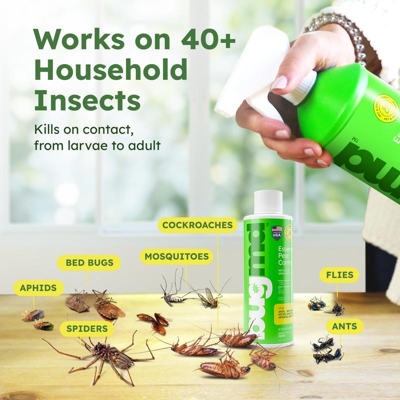 BugMD Essential Pest Control Concentrate – Natural Ant, Roach, Spider
